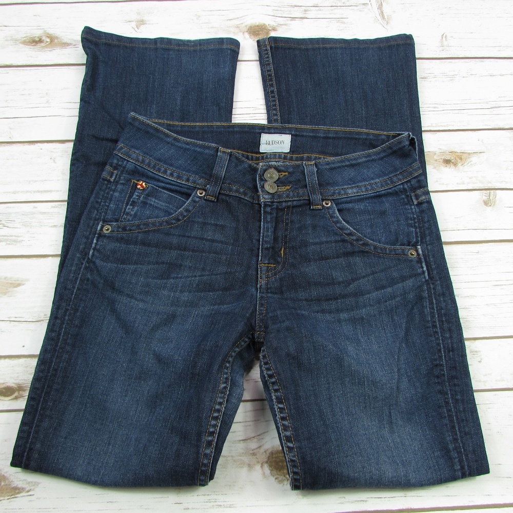 Hudson Signature Midrise Boot Cut Button Flap 26 - image 4